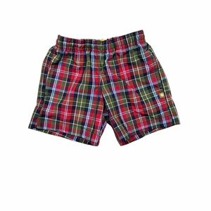 Dennis Toddler Boys Size 3 Macbeth Plaid Pull On School Uniform  Shorts